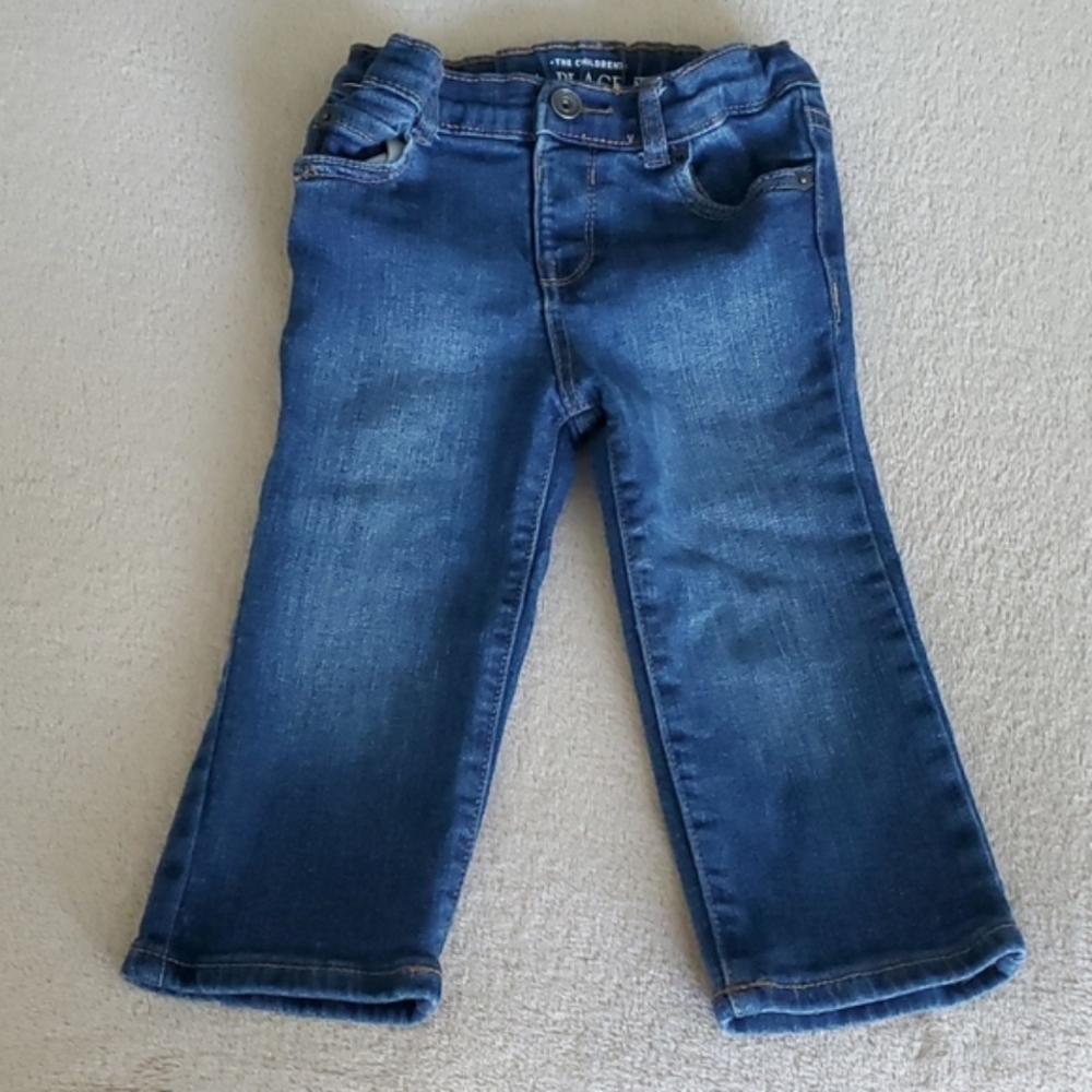 Toddler Boys Stretch Straight Jeans